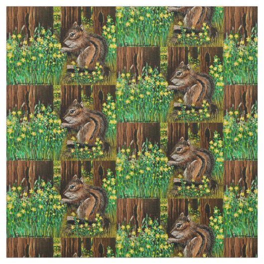 Tissu Chipmunk (Échantillon)