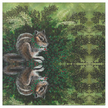 Chipmunk dans la forêt de la mousse