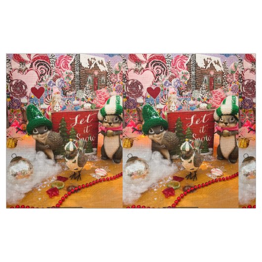 Tissu Chippy Christmas Fun ! (Fat Quarter)