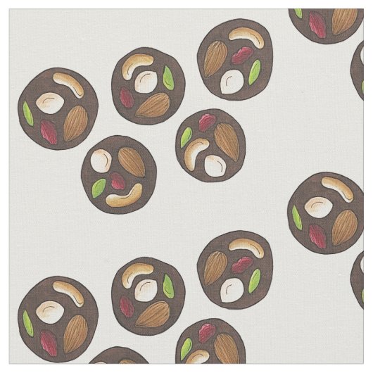 Tissu Chocolat Almond Mendiants Chocolatation Candy (Fermer)