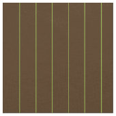 Tissu Chocolat avec Rayures Lime (Fermer)