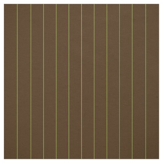 Tissu Chocolat avec Rayures Lime (Échantillon)