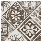 Tissu chocolat azulejos (Fermer)