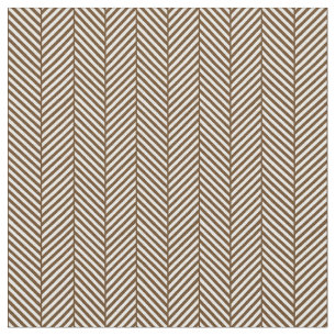 Tissu Chocolat Brown Herringbone