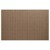 Tissu Chocolat Brown Polka Coeurs Point (Fat Quarter)