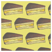Tissu Chocolat Custode Boston Cream Pie Slice Dessert (Fermer)