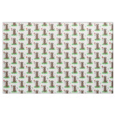 Tissu Chocolat de golf Labrador Retriever Dog - mignonne (Fat Quarter)