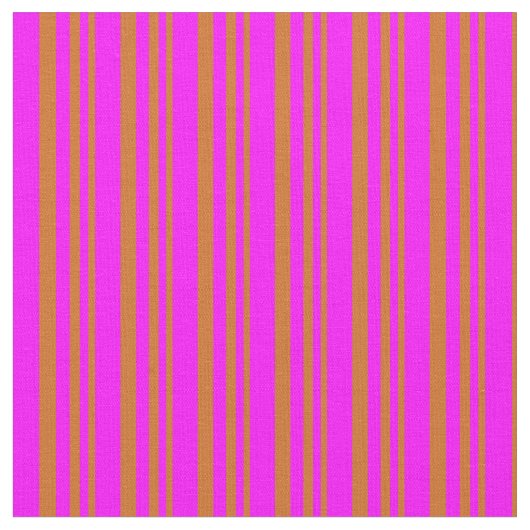 Tissu Chocolat et Fuchsia Motif (Fermer)