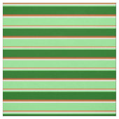 Tissu Chocolat, Jaune, Vert clair, Vert foncé & Brown (Échantillon)