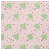 Tissu Chocolat Raindrops Umbrella Valentine Rain Drops (Échantillon)