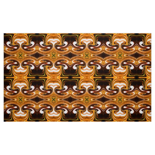 Tissu chocolat riche vintage (Fat Quarter)