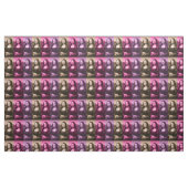 Tissu Chocolat rose pourpre de Mona Lisa (Fat Quarter)