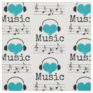 Tissu Choisissez votre amant de musique couleur arrière