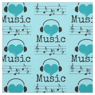 Tissu Choisissez votre amant de musique couleur arrière 