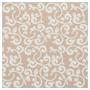 Tissu Choisissez votre propre couleur : Vignes florales,