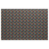 Tissu Chouette dans la couronne (Yard)