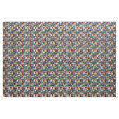 Tissu Chouette dans la couronne (Yard)