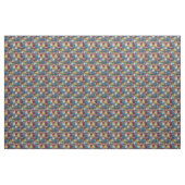 Tissu Chouette dans la couronne (Yard)