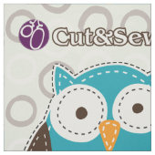 Tissu Chouette de couture et de couture - Projet do-it-y (Échantillon)