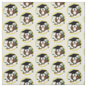 Tissu Chouette de diplôme avec Casquette et diplôme (Échantillon)