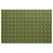 Tissu Chouette en roses rouges (Yard)