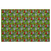 Tissu Chouette en roses rouges (Fat Quarter)