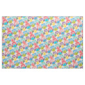 Tissu Chouettes à lire mignonnes (Fat Quarter)