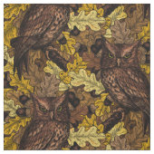 Tissu Chouettes d'automne (Échantillon)