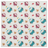 Tissu Chouettes d'automne (Échantillon)