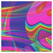 Tissu Chouettes psychédéliques...... (Échantillon)