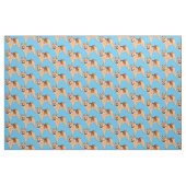Tissu Chow Chow dog cartoon (Fat Quarter)