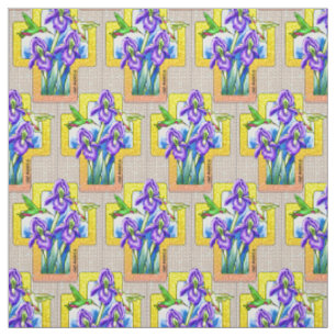 Tissu chrétien Iris Cross