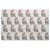 Tissu Christmas Cat (Fat Quarter)