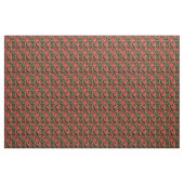 Tissu Christmas Floral Black (Yard)