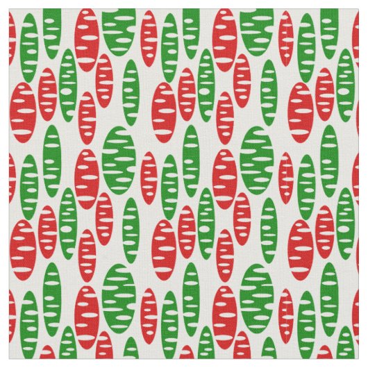 Tissu Christmas Holey Ovals (Fermer)