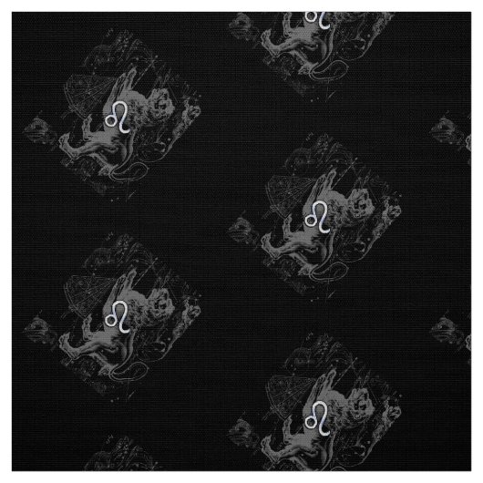 Tissu Chrome comme Leo Zodiac Connexion Hevelius (Échantillon)