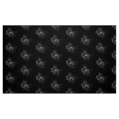 Tissu Chrome Style Taurus Zodiac Connexion Hevelius Blac (Fat Quarter)