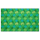 Tissu Chrysanthèmes de William Morris, vert de chaux et (Fat Quarter)