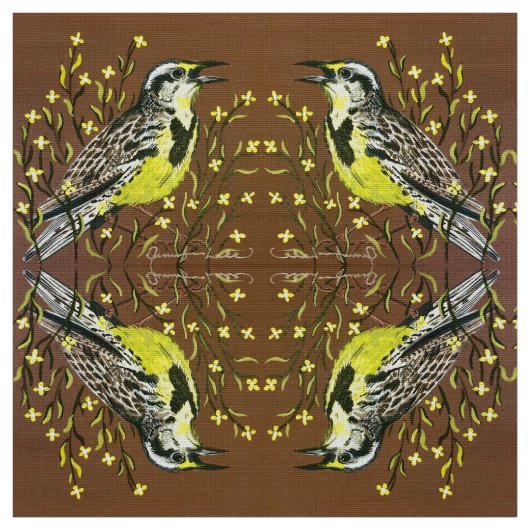 Tissu Chute Meadowlarks (Échantillon)