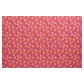 Tissu Chuttlecocks avec raquettes de badminton - rouge (Fat Quarter)