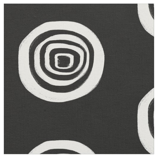 Tissu Cible noire et blanche (Fermer)