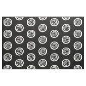 Tissu Cible noire et blanche (Fat Quarter)