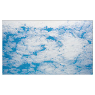 Tissu Ciel bleu de nuages