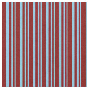 Tissu Ciel bleu et marron Motif rayé/linéaire