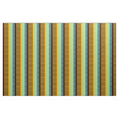 Tissu Ciel bleu jaune Brown rayures (Fat Quarter)