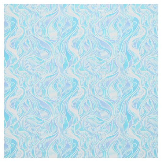 Tissu Ciel bleu vitrage Abstrait (Échantillon)