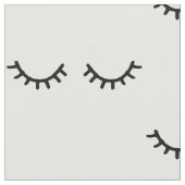 Tissu Cils noirs (Fermer)
