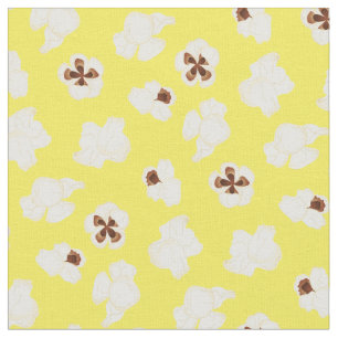 Tissu Cinéma Mignon Popcorn