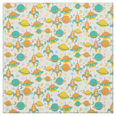 Tissu Cinquante nifty - l'âge de l'espace (Échantillon)