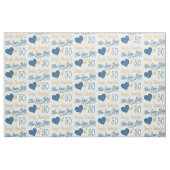Tissu Cinquantième anniversaire simplement bel (Fat Quarter)